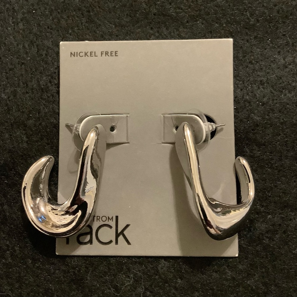 Silver Hoop Earrings -Nordstrom Rack